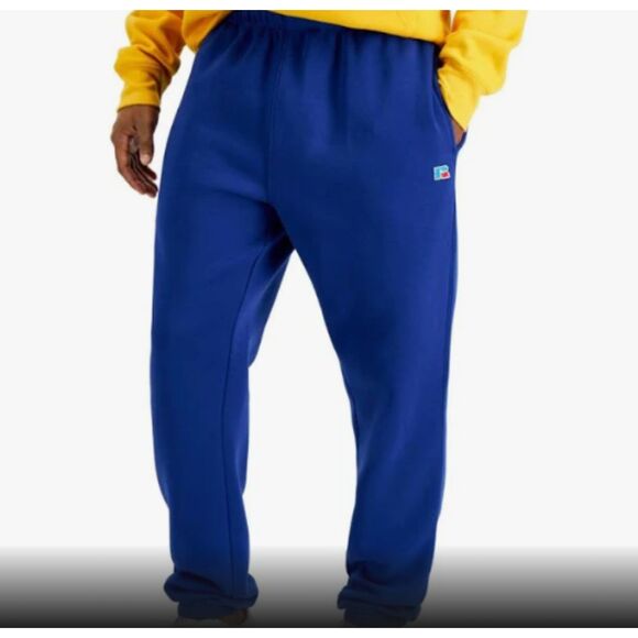 Men's Russell Athletic Regular Fit Open Bottom Fleece Lined Sweatpants - Picture 3 of 3